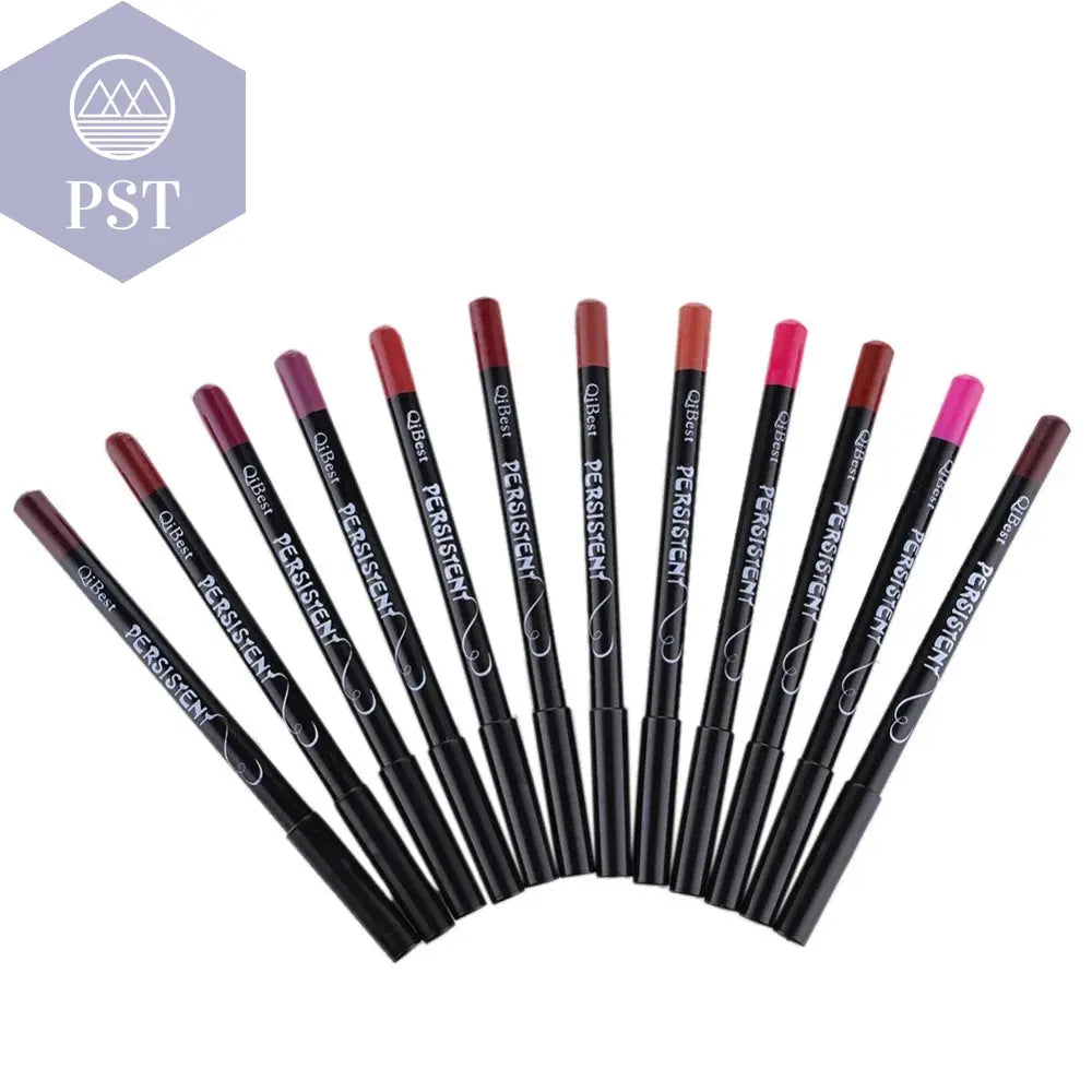 12 stc. professional Lip Liner Waterproof Wasserfest nude Lip Liner Set 12 Stück PST PS Tradings