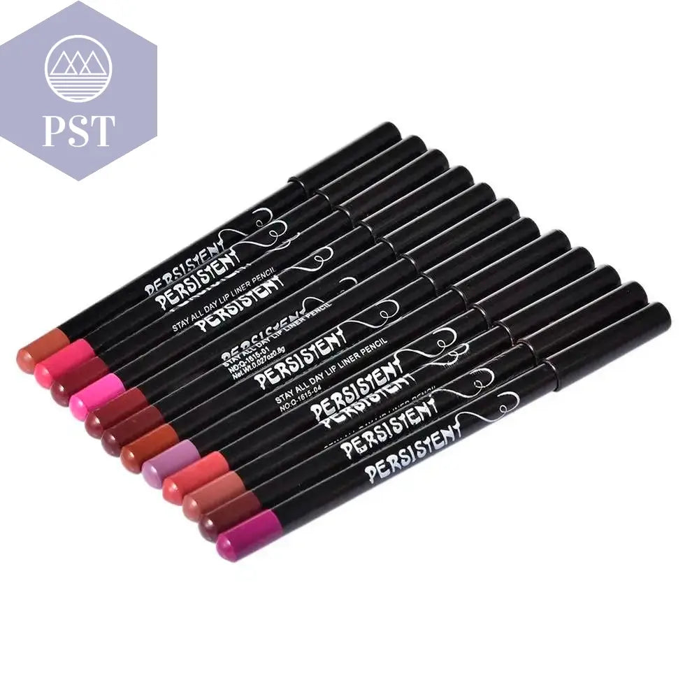 12 stc. professional Lip Liner Waterproof Wasserfest nude Lip Liner Set 12 Stück PST PS Tradings