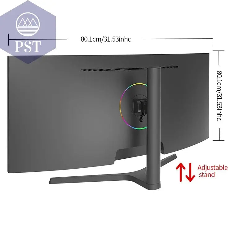 Gawfolk Monitor 34'' 144Hz Bandfish Screen Curved 1500R Gaming Bezel-less Slim 400HDR Nits 100% SRGB Wide Color Gamut FAsT VA Te PST PS Tradings PST PS Tradings 34-4K165HZ-Liftable / US Plug / United States PST PS Tradings Gawfolk Monitor 34'' 144Hz Bandfish Screen Curved 1500R Gaming Bezel-less Slim 400HDR Nits 100% SRGB Wide Color Gamut FAsT VA Te