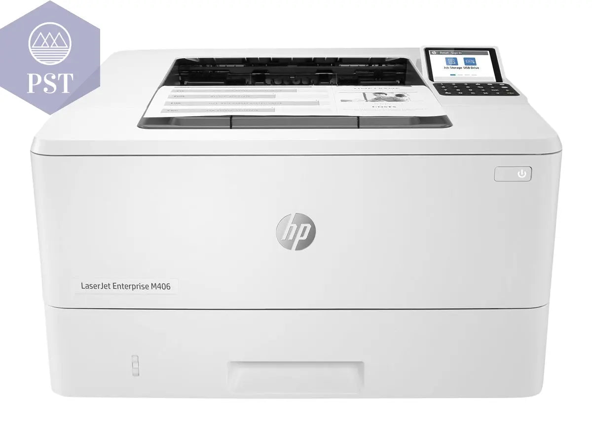 HP LaserJet Enterprise M406dn Drucker Mono B/W Duplex Laser Printer A4 1200x1200dpi 40ppm capacity: 350 sheets USB 2.0 LAN USB 2.0 host PST PS Tradings drucker PST PS Tradings PST PS Tradings HP LaserJet Enterprise M406dn Drucker Mono B/W Duplex Laser Printer A4 1200x1200dpi 40ppm capacity: 350 sheets USB 2.0 LAN USB 2.0 host drucker