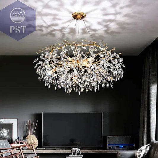 Luxuriöse LED Kristall Deckenlampe für Wohnräume PST PS Tradings PST PS Tradings PST PS Tradings Luxuriöse LED Kristall Deckenlampe für Wohnräume
