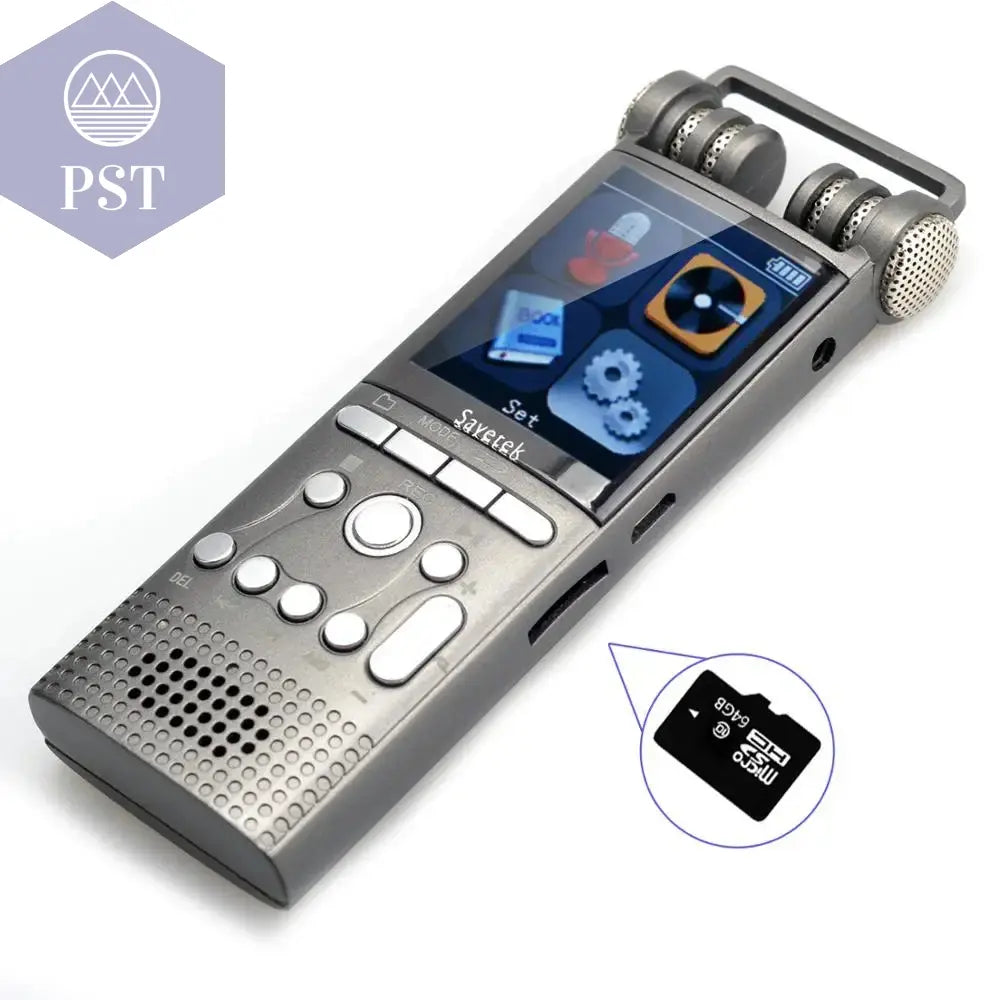 Professional Voice Activated Digital Audio Recorder 16GB 8GB USB Pen Non-Stop 100hr Recording PCM 1536Kbps External Microphone Audio Recorder PST PS Tradings