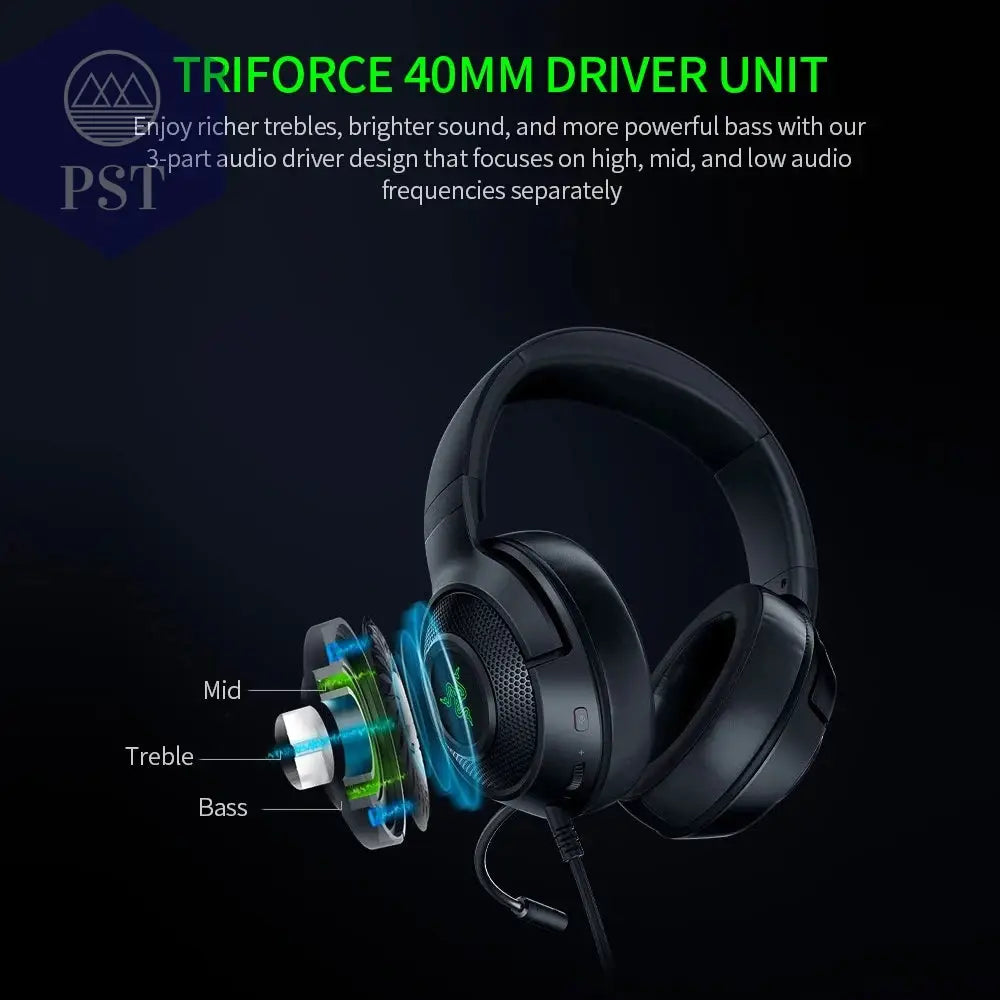 Razer Kraken V3 X Gaming Headset mit 7.1 Sound PST PS Tradings Razer Kraken V3 X Gaming Headset mit 7.1 Sound