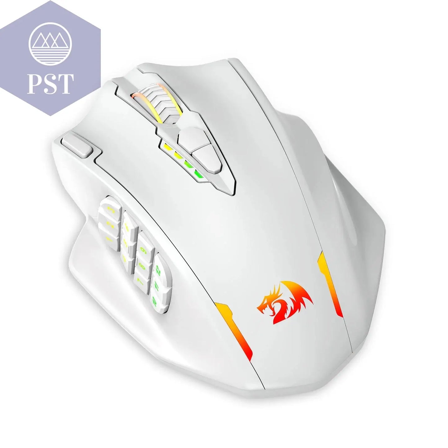 Redragon M913 Gaming Maus 16000 DPI Wireless PST PS Tradings WHITE Redragon M913 Gaming Maus 16000 DPI Wireless