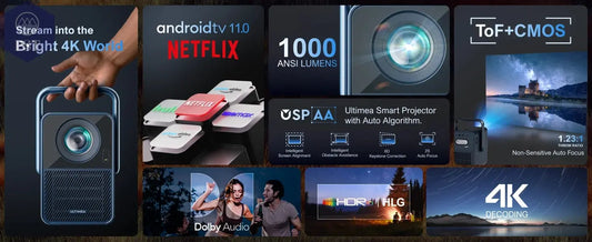 ULTIMEA 4K Heimkino Projektor PST PS Tradings Projektor Projektor