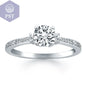 14k White Gold Diamond Accent Engagement Ring PST PS Tradings Ringe PST PS Tradings 8.5inches PST PS Tradings 14k White Gold Diamond Accent Engagement Ring Ringe