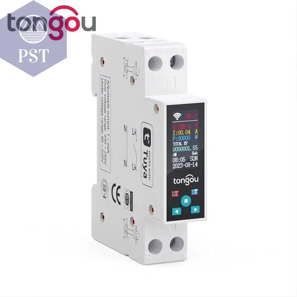 1P 50A Tuya WIFI Smart Switch Leistungsschalter LED Energie Meter Kwh Power Metering Timer Relais Fernbedienung Smart Leben APP PST PS Tradings  PST PS Tradings  PST PS Tradings 1P 50A Tuya WIFI Smart Switch Leistungsschalter LED Energie Meter Kwh Power Metering Timer Relais Fernbedienung Smart Leben APP