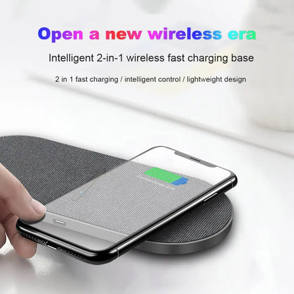 2 in 1 Dual Wireless Fast Charging Pad       PST PS Tradings