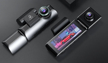 Azdome Dash Cam 4K+1080 3.18'' GPS APP Control Car IR Night Vision 24H Parking Support 3 Cam Rear Cam WIFI PST PS Tradings dashcam dashcam