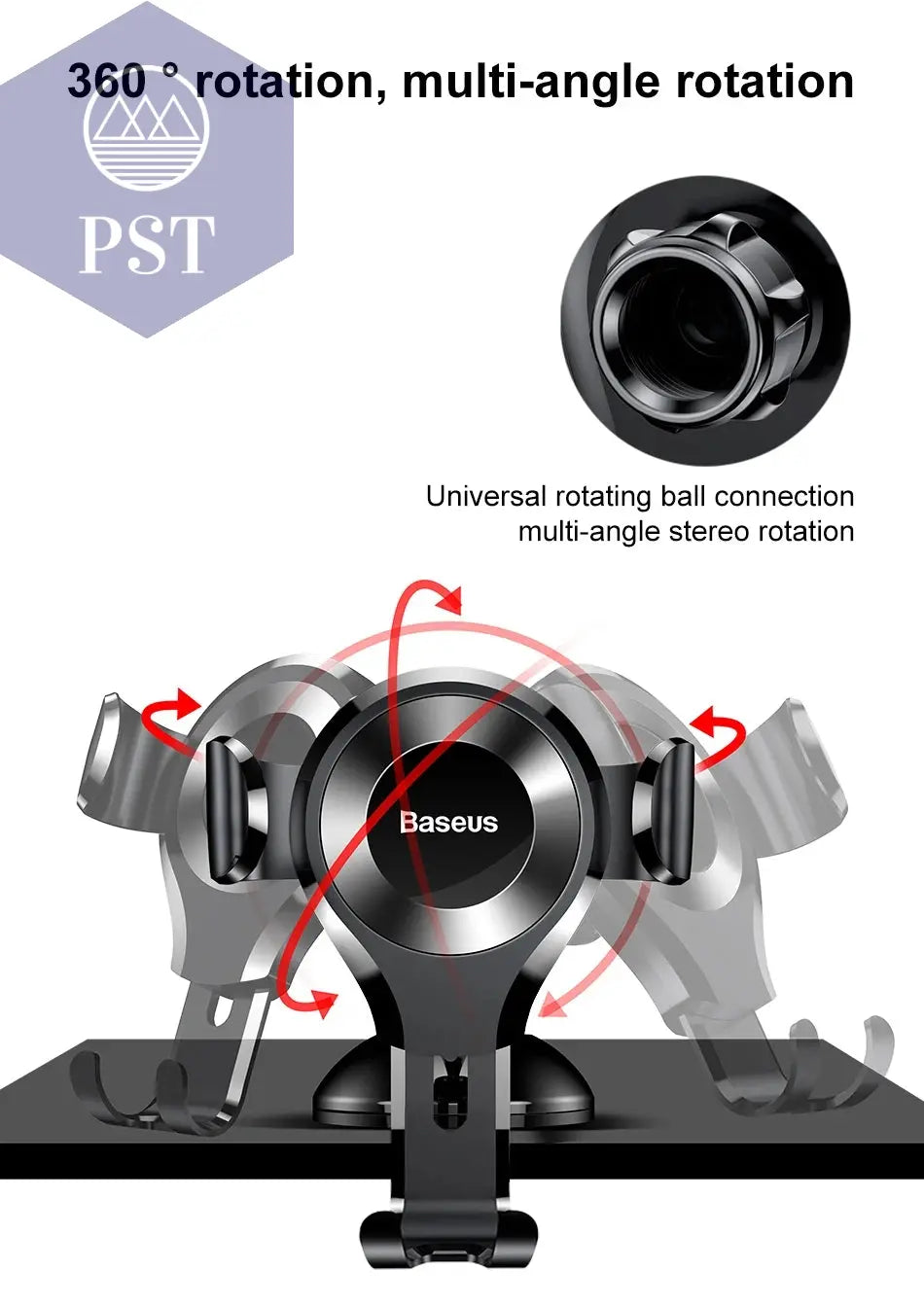 Baseus Gravity Autotelefonhalter für iPhone 16, Samsung, Saugnapf, Autohalterung für Telefone im Auto, Handyhalter, Ständer, 38,ajuan  Cellphones & Telecommunications - Cellphones     PST PS Tradings