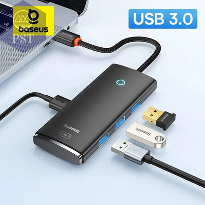 Baseus USB-C Hub 4* USB 3.0 USB-C Dock Adapter 4-in-1 PST PS Tradings USB-Hub PST PS Tradings  PST PS Tradings