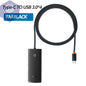 Baseus USB-C Hub 4* USB 3.0 USB-C Dock Adapter 4-in-1 PST PS Tradings USB-Hub PST PS Tradings Type-c-HUB-1M-Black PST PS Tradings