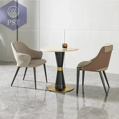 Elegantes Esszimmer Set Tisch und Stuhl Set eleganter Esstisch Schwarz PST PS Tradings Tischset PST PS Tradings  PST PS Tradings