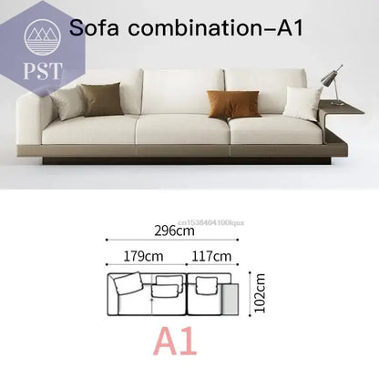 Elegantes Nordisches Ecksofa für Ihr Zuhause - PS Tradings Ecksofa 296cm-sofa-A1 PS Tradings