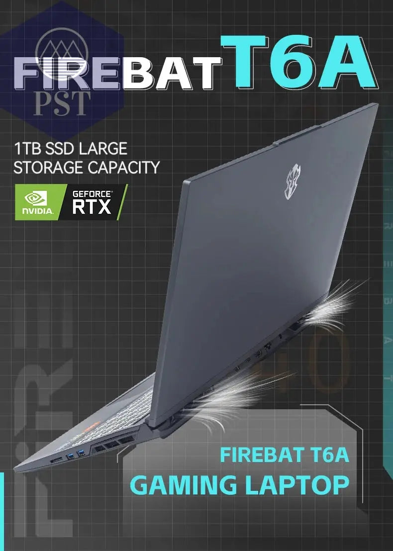 Gaming Laptop FIREBAT T6A 16 Zoll Intel i7 RTX 4060 PST PS Tradings  PST PS Tradings  PST PS Tradings Gaming Laptop FIREBAT T6A 16 Zoll Intel i7 RTX 4060