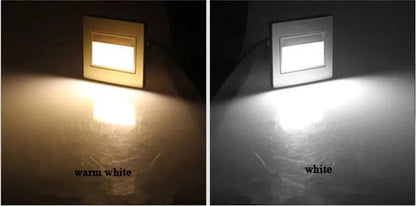 Einbau in LED-Treppen licht 85-265V Wand leuchte Beleuchtung Schritt Treppe Gang Lampen warm kühl weiß Keller Durchgang Fuß lichter       PST PS Tradings