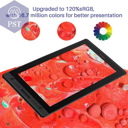Kamvas Pro 16 Drawing Pen Tablet 15.6 Inch 120% Srgb Digital Graphic Tablet Pen Display Monitor with Tilt Function PST PS Tradings  PST PS Tradings  PST PS Tradings Kamvas Pro 16 Drawing Pen Tablet 15.6 Inch 120% Srgb Digital Graphic Tablet Pen Display Monitor with Tilt Function