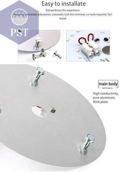 LED Panel Light 10W 18W 25W 40W No Flicker AC 220V 230V for Ceiling Light Source Square Round Panel Light       PST PS Tradings