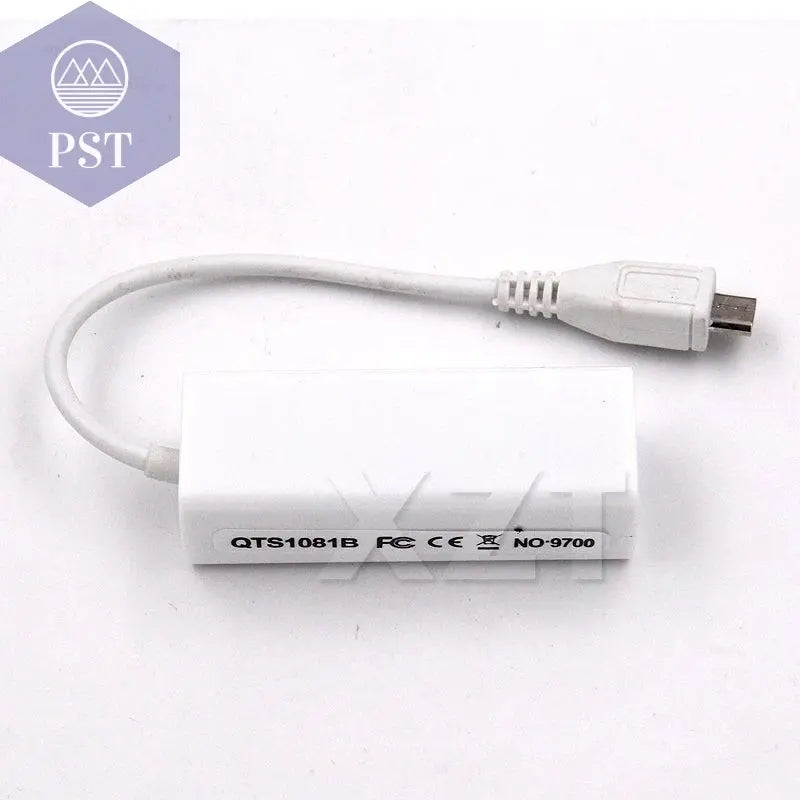 Micro USB  to lan card Connector For Tablet 2.0 5 Pin 10/100 Male RJ45 Female Ethernet LAN Network Card Adapter - PST PS Tradings