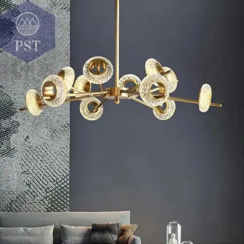 Modern 12-Light Modern Crystal Chandelier Elegant Lightning PST PS Tradings  PST PS Tradings  PST PS Tradings Modern 12-Light Modern Crystal Chandelier Elegant Lightning