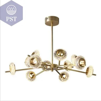Modern 12-Light Modern Crystal Chandelier Elegant Lightning PST PS Tradings  PST PS Tradings  PST PS Tradings Modern 12-Light Modern Crystal Chandelier Elegant Lightning