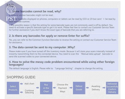 NETUM C750 Bluetooth QR 2D Barcode Scanner AND C830 Wireless Laser 1D usb Bar Code Reader for IOS Android Windows Mobile Payment - Property & Safety Tradings