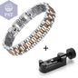 RainSo 99.999% Reinem Germanium Armband für Frauen Korea Beliebte Edelstahl Gesundheit Magnetische Germanium Energie Paar Schmuck  Modeschmuck     PST PS Tradings