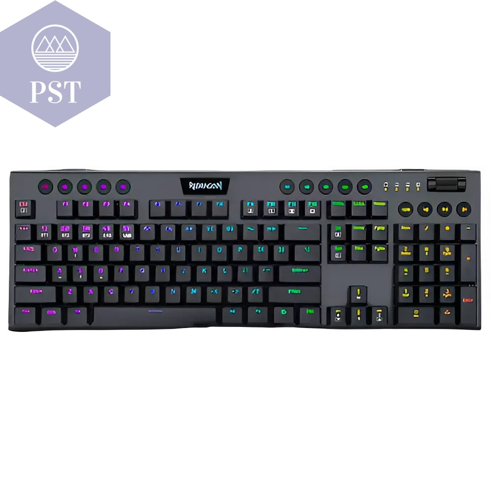 Redragon K618 RGB Wireless Gaming Tastatur PST PS Tradings  Red Switch Redragon K618 RGB Wireless Gaming Tastatur