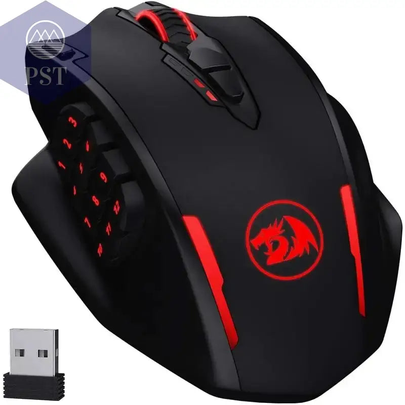 Redragon M913 Gaming Maus 16000 DPI Wireless PST PS Tradings  black Redragon M913 Gaming Maus 16000 DPI Wireless