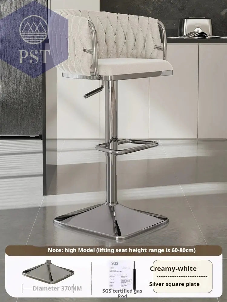 Samt Bar Stuhl Home Küche Hoch hocker Cafe Lift Drehstuhl Luxus Theken hocker moderner Bar stuhl mit Rückenlehnen möbeln       PST PS Tradings