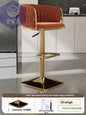 Samt Bar Stuhl Home Küche Hoch hocker Cafe Lift Drehstuhl Luxus Theken hocker moderner Bar stuhl mit Rückenlehnen möbeln       PST PS Tradings