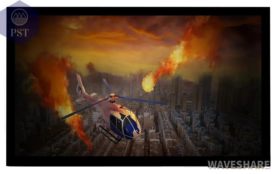 Waveshare 10,1 Zoll kapazitiver Touchscreen-LCD (E), 1024 x 600, HDMI, vollständig laminierter Bildschirm, unterstützt Raspberry Pi, Jetson Nano  Electronics     PST PS Tradings