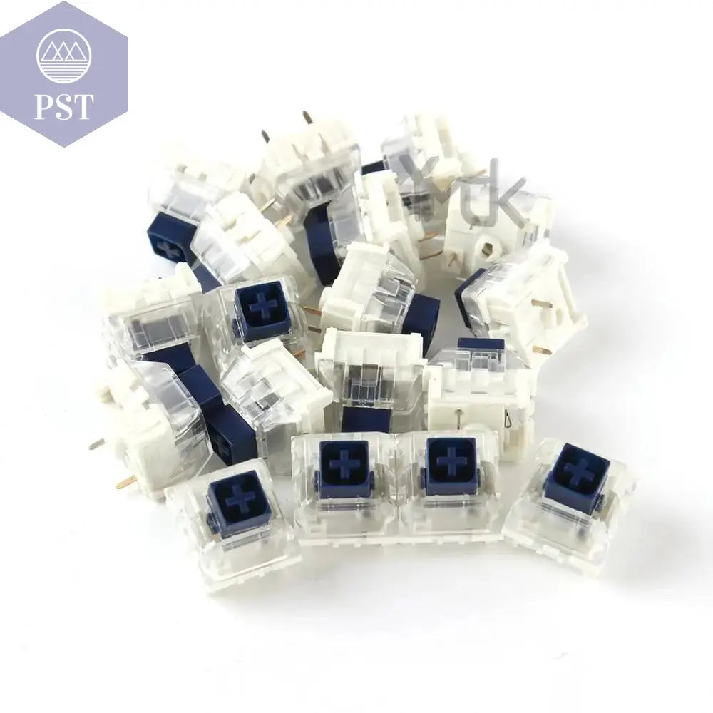 Wholesales Kailh Box Royal Navy Blue Jade Pink Crystal Box 3 pin Switches IP56 Water-proof Compatible Cherry MX Switches - PST PS Tradings