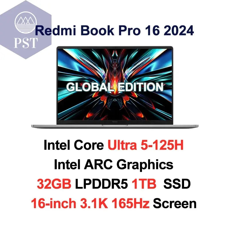 Xiaomi RedmiBook Pro 16 Gaming Laptop 32GB 1TB Ultra 5 - Ultra 7 PST PS Tradings Laptop PST PS Tradings Ultra-5-32G1T-spain PST PS Tradings