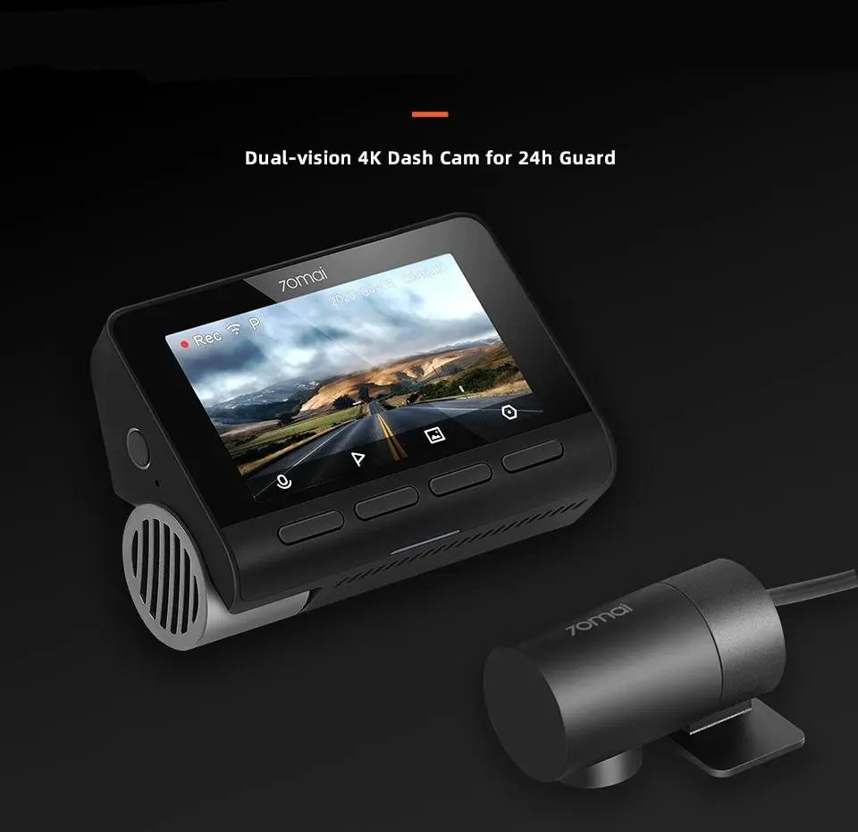 Dual Lens 4K Dashcam with Built-in GPS and Parking Monitior       PST PS Tradings